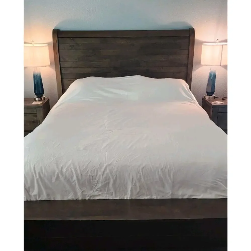 Brooklinen White Cotton King California King Duvet Cover